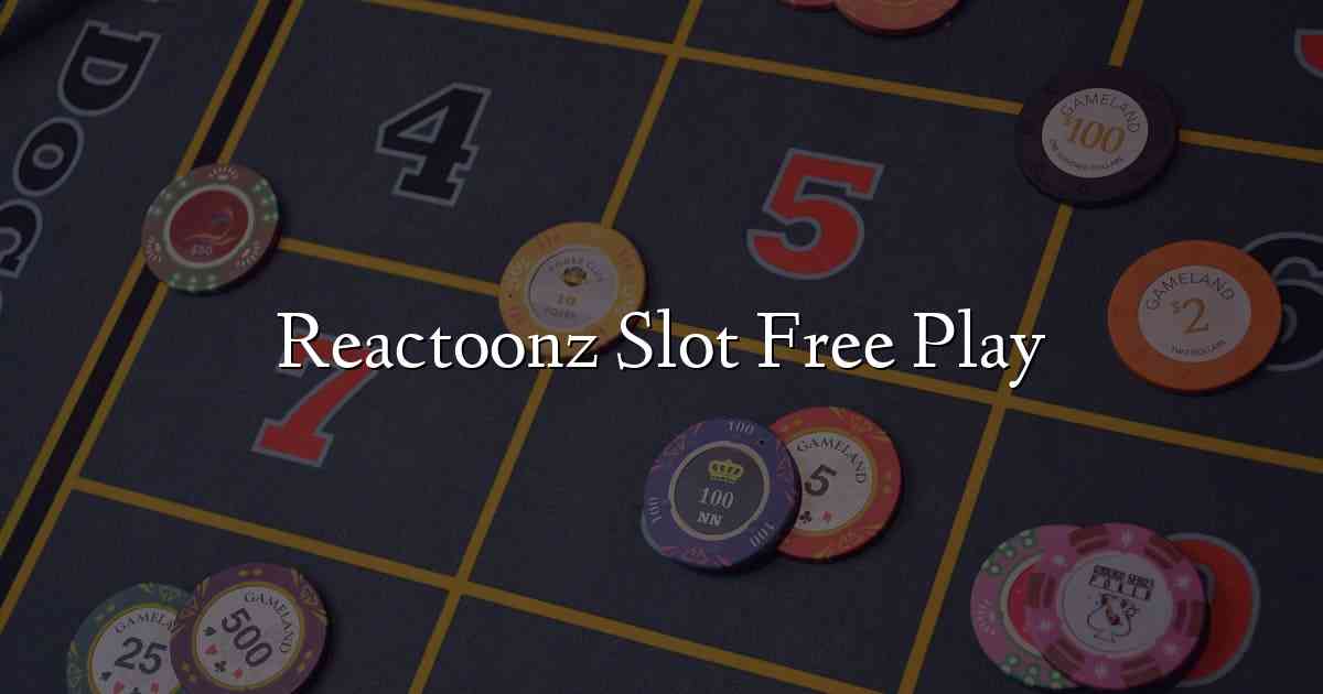Reactoonz Slot Free Play