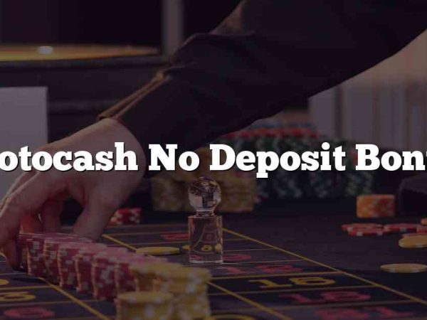 Slotocash No Deposit Bonus